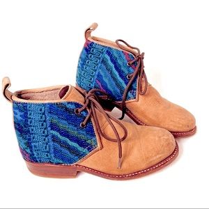 Teysha Custom artisan handmade Guatemalan leather woven textile a…